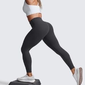 High Waisted Womens Yoga Pants Secretsculpt Workout Leggings Black